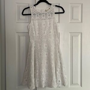 Altar’d state creamy white lace dress